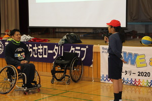 パラスポーツ体験「車椅子バスケ」教室